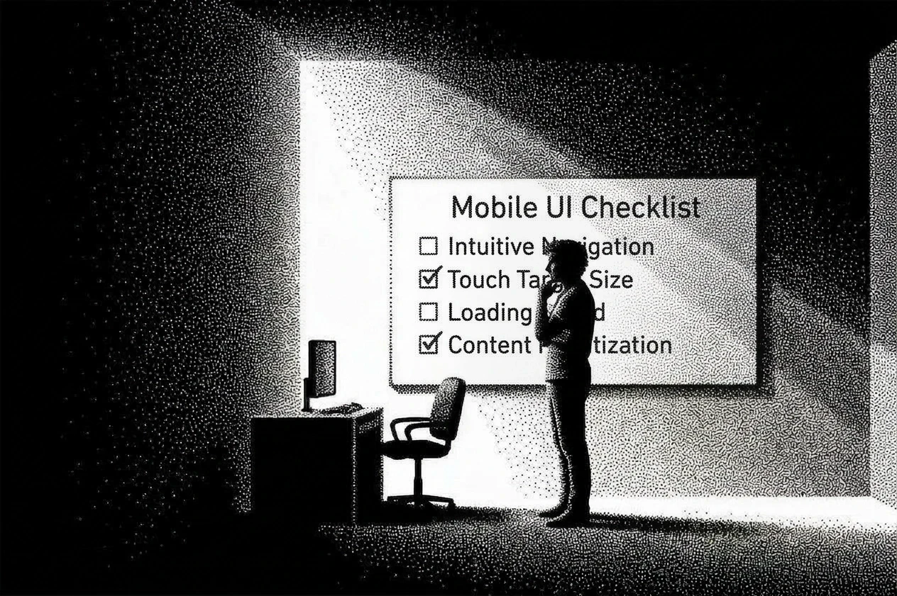 Mobile app screens laid out during a design sprint